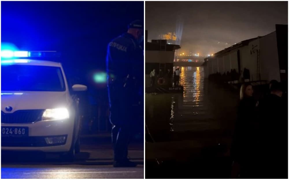 Dramatičan doček Nove godine: Tone splav u Beogradu
