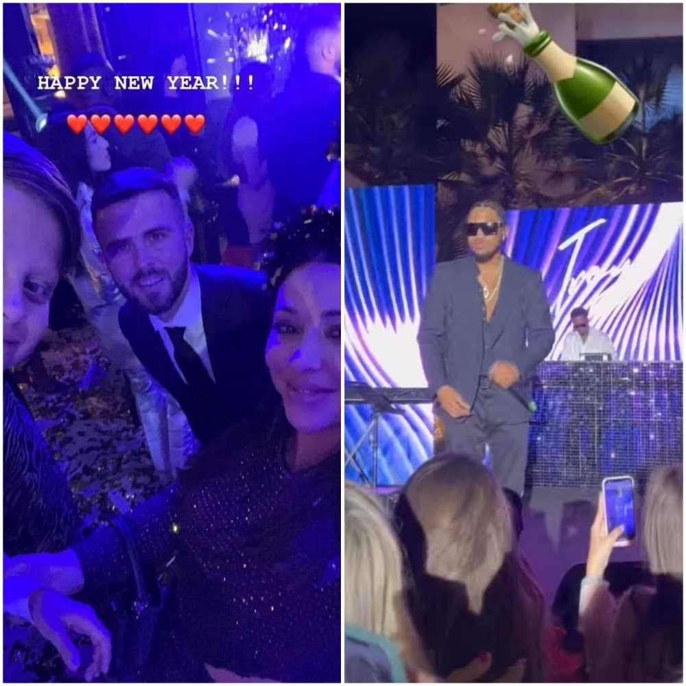 Miralem Pjanić sa suprugom i starijim sinom Novu godinu dočekao u Dubaiju