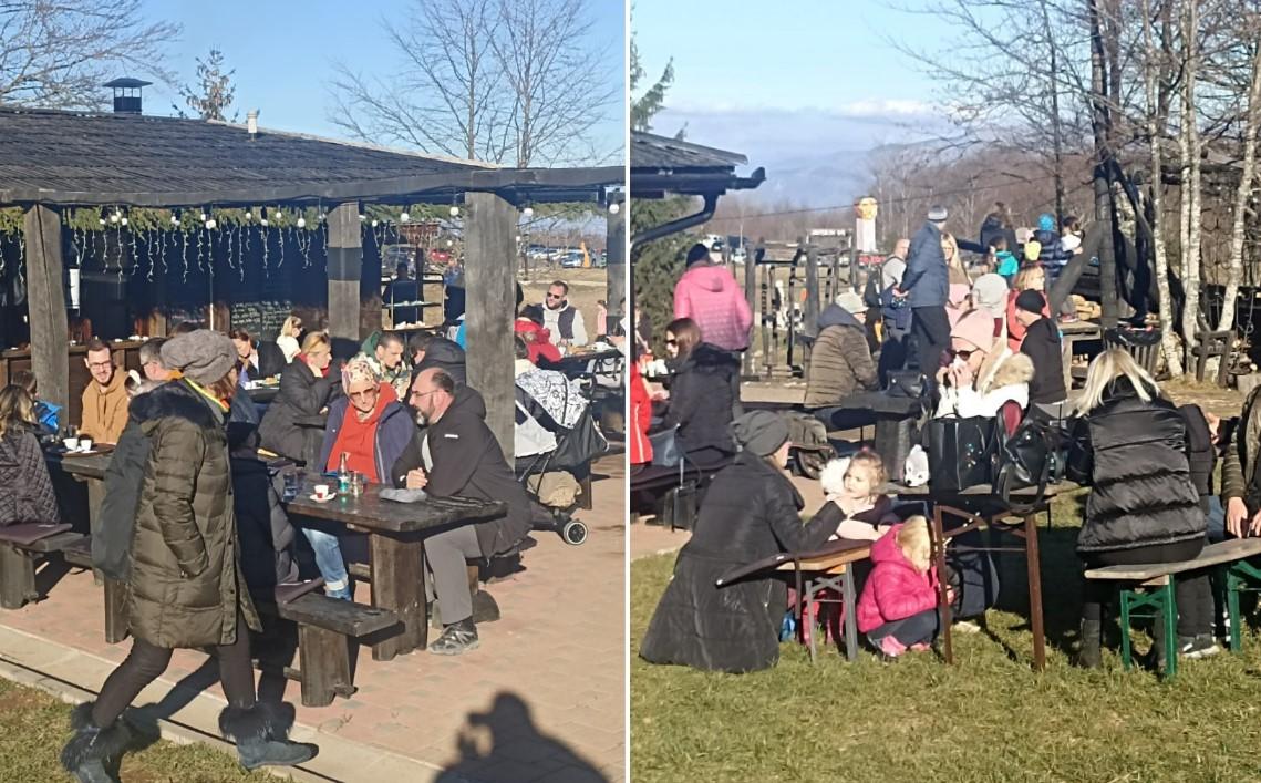 Snijega ni na vidiku: Sarajlije i turisti uživaju u suncu na Bjelašnici