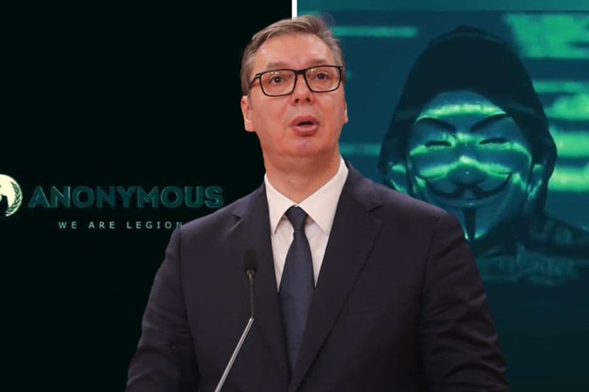 „Hej, Putinova lutko, gdje si? Još sa psima?!“: Anonimusi poslali poruku Vučiću