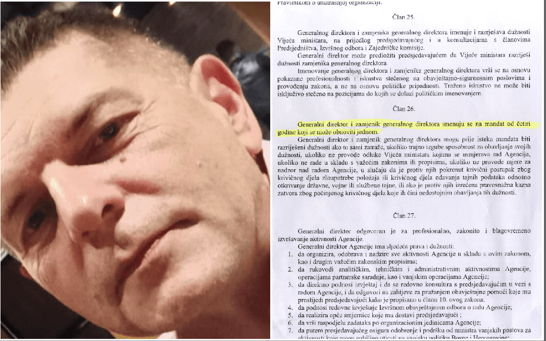 Domaće političare plaši ambasadorima: Almir Džuvo bi fotelju direktora OSA-e mimo zakona