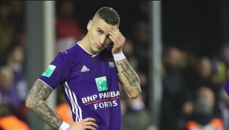 Ognjen Vranješ u dresu Anderlehta - Avaz