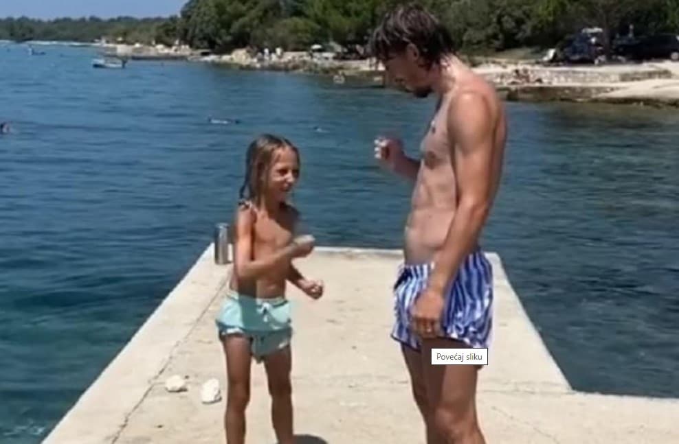 Pogledajte video Luke Modrića sa odmora na Jadranu koji je oduševio Evropu
