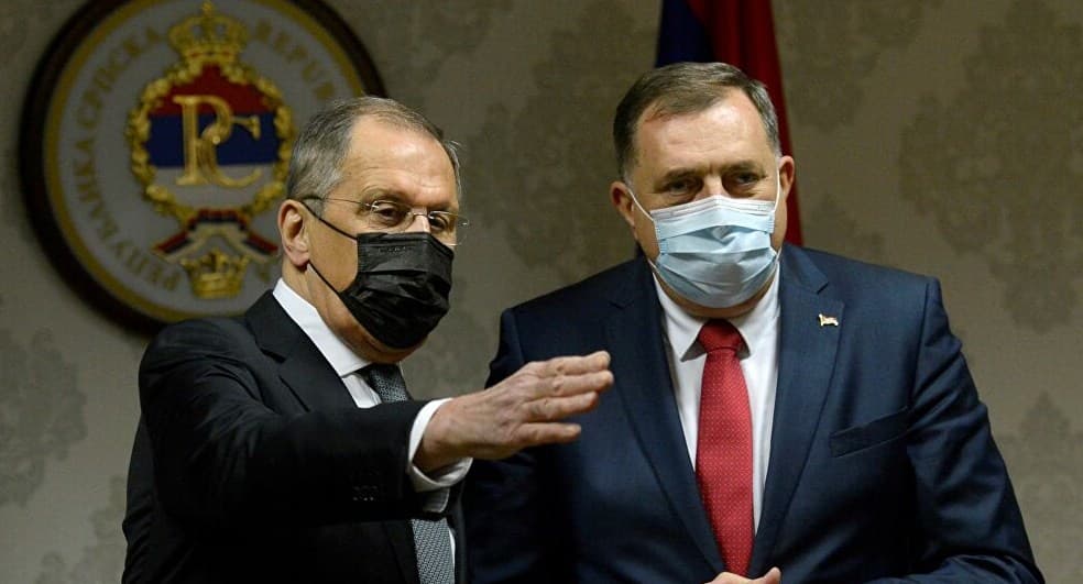 Sergej Lavrov i Milorad Dodik - Avaz