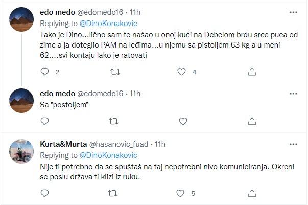 Komentari na Konakovićev tweet - Avaz