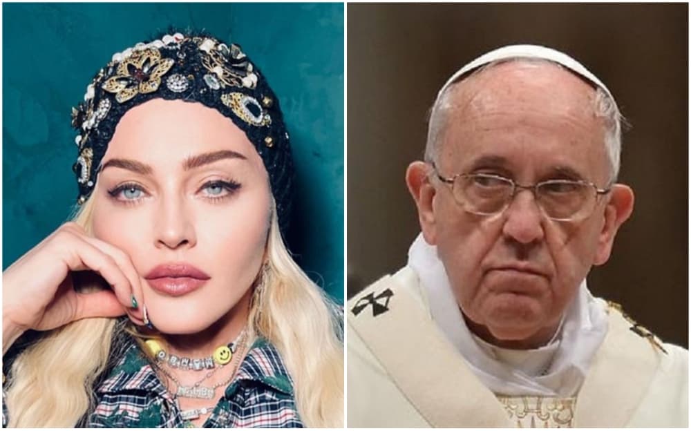 Madona i papa Franjo - Avaz